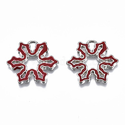 Alloy Enamel Pendants&nbsp;ENAM-Q443-015-RS