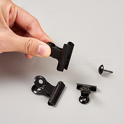 鉄製のクリップと丸い頭の画鋲  他の色  40セット /箱&nbsp;AJEW-TA0001-16B