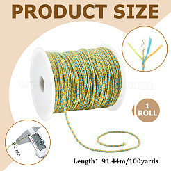 100 Yards Braided Polyester Cords&nbsp;OCOR-WH0108-33A