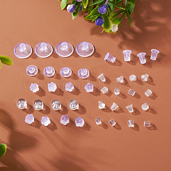 1000Pcs 10 Styles Rubber & Silicone & Plastic Ear Nuts&nbsp;KY-TA0001-21