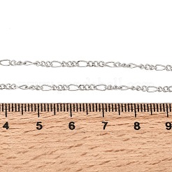 Brass Figaro Chain Necklaces for Women&nbsp;NJEW-B157-02P