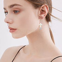 6連売り 3スタイル 合成ターコイズビーズ連売り  染め  クロス  ベージュ  10~20x8~15x3~4mm  穴：1mm  約20~38個/連  15~15.75''（38.1~40センチメートル）  2連売り/スタイル&nbsp;TURQ-DC0001-04B