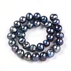 Natural Cultured Freshwater Pearl Beads Strands&nbsp;PEAR-N013-05C-01