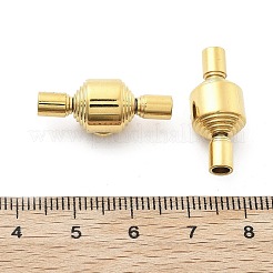 イオンプレーティング(IP) 304 ステンレススチール ヨーロピアンクラスプ  ゴールドカラー  コラム  23.5x9.5x10.5mm&nbsp;STAS-Z115-04G-04
