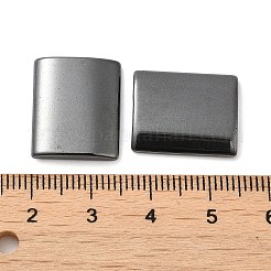 合成非磁性ヘマタイトカボション  長方形  18x15x3mm&nbsp;G-K348-01G