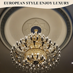 2Pcs Round Ring Imitation Leather Chandelier Base&nbsp;FIND-CN0002-09A