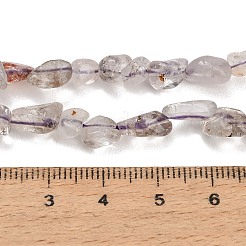 天然スーパーセブンクォーツビーズ連売り  ナゲット  6~10.5x5.5~7.5x3~6mm  穴：0.8mm  約50~54個/連  14.96''（38センチメートル）&nbsp;GG-CBAC61B-B01-02