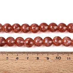 透明な半分スプレー塗装されたガラスビーズの連  ラウンド  ライトコーラル  10mm  穴：1~1.2mm  約81~86個/連  29.72~31.69インチ（75.5~80.5cm）&nbsp;GLAA-Q110-02A-07