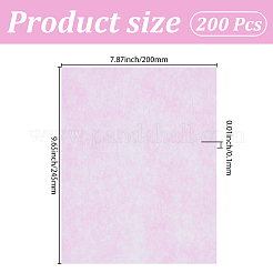不織布ダストフィルター  ネイルダストコレクター交換用フィルター  長方形  ピンク  24.5x20x0.01cm  100個/セット&nbsp;MRMJ-GF0001-80