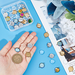 DIY Flat Round Connector Making Kit&nbsp;DIY-UN0004-83