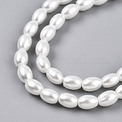 Baking Paint Pearlized Glass Pearl Bead Strands&nbsp;X-HY-T002-01C-01