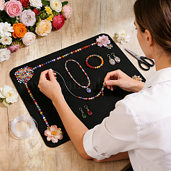 2Pcs 2 Colors Silicone Placemats&nbsp;AJEW-PA0001-10