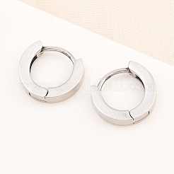 316 Surgical Stainless Hoop Earrings&nbsp;EJEW-C160-13AS