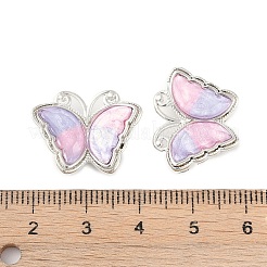 Brass with Resin Beads&nbsp;KK-G506-01S-02