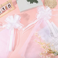 Polyester Pull Bows with Gauze Fabric&nbsp;AJEW-WH0485-10