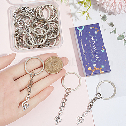 20Pcs Alloy Charm Keychains&nbsp;KEYC-SC00025