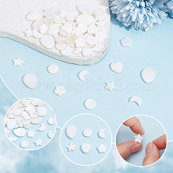 120Pcs 6 Styles Natural Shell Beads&nbsp;SHEL-GO0001-07