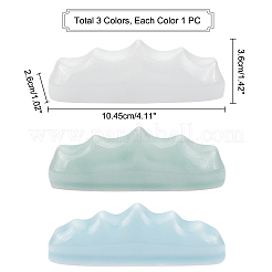 3Pcs 3 Colors Mountain Shaped Porcelain Brush Holder&nbsp;ODIS-PH0001-44
