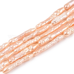 Natural Baroque Pearl Keshi Pearl Beads Strands&nbsp;PEAR-N021-15-01