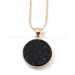 Alloy Rhinestone Pendant Necklaces&nbsp;NJEW-H306-A02-G