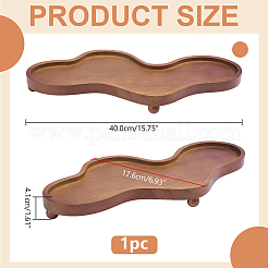 Wooden Cloud-Shaped Decorative Tray&nbsp;AJEW-WH0752-644B
