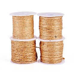 4 Rolls 4 Styles Jute Cord&nbsp;OCOR-TA0002-88