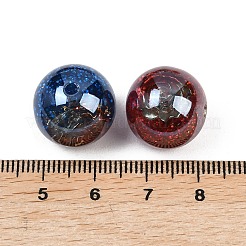 Luminous Transparent Resin Inner Flower Beads&nbsp;RESI-C070-09