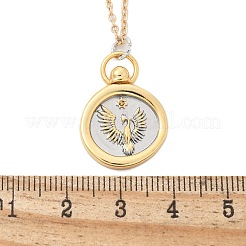 Brass Twelve Constellations Tarot Pendant Necklaces&nbsp;NJEW-Q006-01J-G