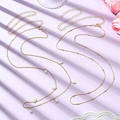 2Pcs Alloy Snake Chain Chain Belts Sets&nbsp;AJEW-CJC0015-005