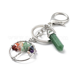 Natural Green Aventurine Keychain&nbsp;KEYC-M022-03B