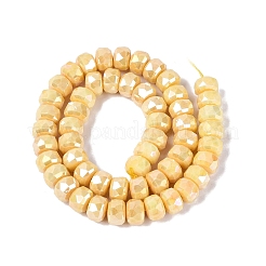 Anti-Tarnish Electroplate Glass Beads Strands&nbsp;GLAA-T025-10mm-11C