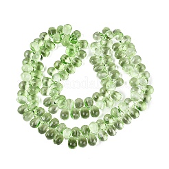 Baking Paint Transparent Glass Beads Strands&nbsp;GL-N005-02A-D06