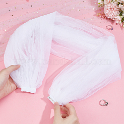 Polyester Bridal Mesh Shawl&nbsp;FIND-WH0160-65A