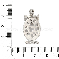Brass Pendant Cabochon Settings&nbsp;KK-S521-17A-P