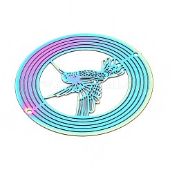 201 Stainless Steel 3D Rotating Hanging Wind Spinner&nbsp;STAS-T064-91