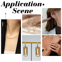 Brass Linking Rings&nbsp;KK-BC0008-99