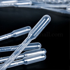 プラスチック製の使い捨て移し替えピペット  目薬  送液用  透明  115x8.5x8mm  容量：0.5ml（0.02fl.oz）&nbsp;FIND-WH20020-260B