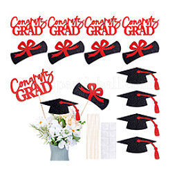 Paper Graduation Party Centerpiece Sticks&nbsp;DIY-WH0588-94A