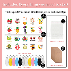 DIY Keychain Making Kits&nbsp;DIY-GO0002-54C