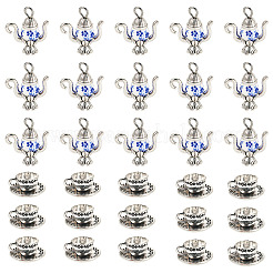 40Pcs 2 Styles Tibetan Style Alloy Charms&nbsp;FIND-TA0009-22