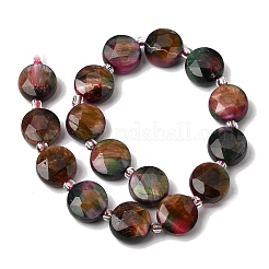 Dyed Natural Tiger Eye Beads Strands&nbsp;G-D105-A12-02