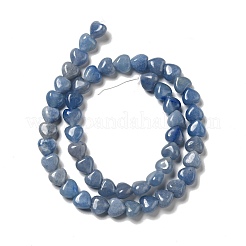Natural Dyed & Heated Blue Aventurine Beads Strands&nbsp;G-B022-10B