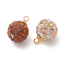 Glass Rhinestone Clay Pave Pendants&nbsp;PALLOY-JF05208