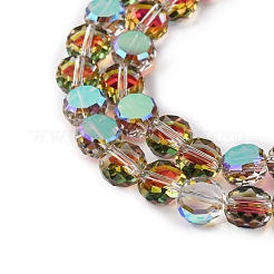 Electroplate Glass Beads Strands&nbsp;EGLA-C010-01A-HP04