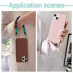 3Pcs 3 Styles Polyester Cord Phone Hand Strap Chains&nbsp;AJEW-TA0002-62A