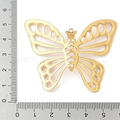 304 Stainless Steel Hollow Butterfly Pendants&nbsp;STAS-L293-16B-G