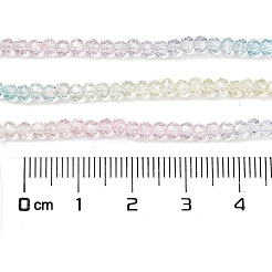 Transparent Painted Glass Beads Strands&nbsp;LS-DGLA-A034-T2mm-A21