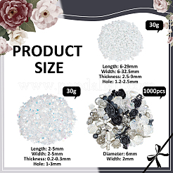 Plastic Cabochons & Beads Findings Kits&nbsp;KY-NB0001-81A