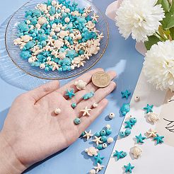 8 Styles Synthetic Turquoise Gemstone Beads&nbsp;TURQ-AR0001-32