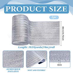 EPEフォーム断熱綿ロール  ホワイトスモーク  400x3mm  10 m /ロール&nbsp;DIY-WH0591-505